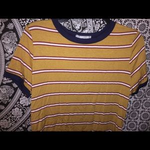  Striped Yellow Aesthetic Shirt